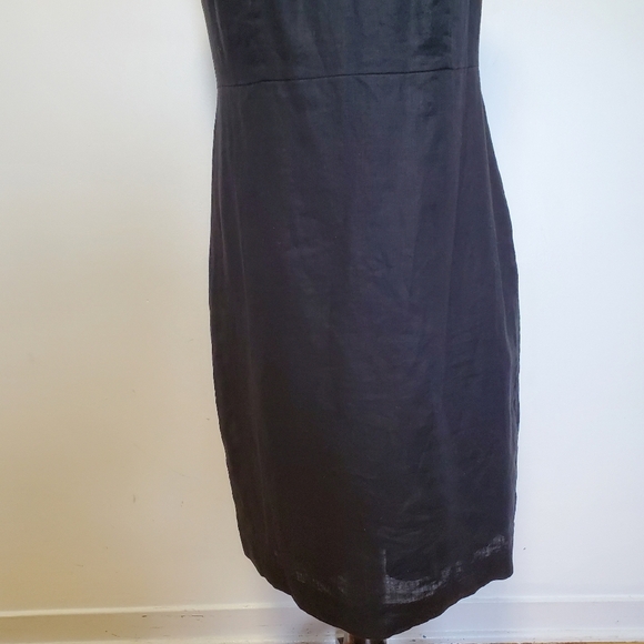 Anne Taylor LOFT Black Linen Dress - Picture 4 of 6
